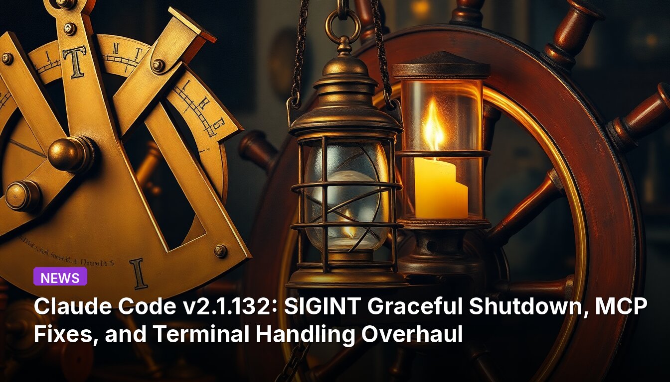 Claude Code v2.1.132: SIGINT Graceful Shutdown, MCP Fixes, and Terminal Handling Overhaul