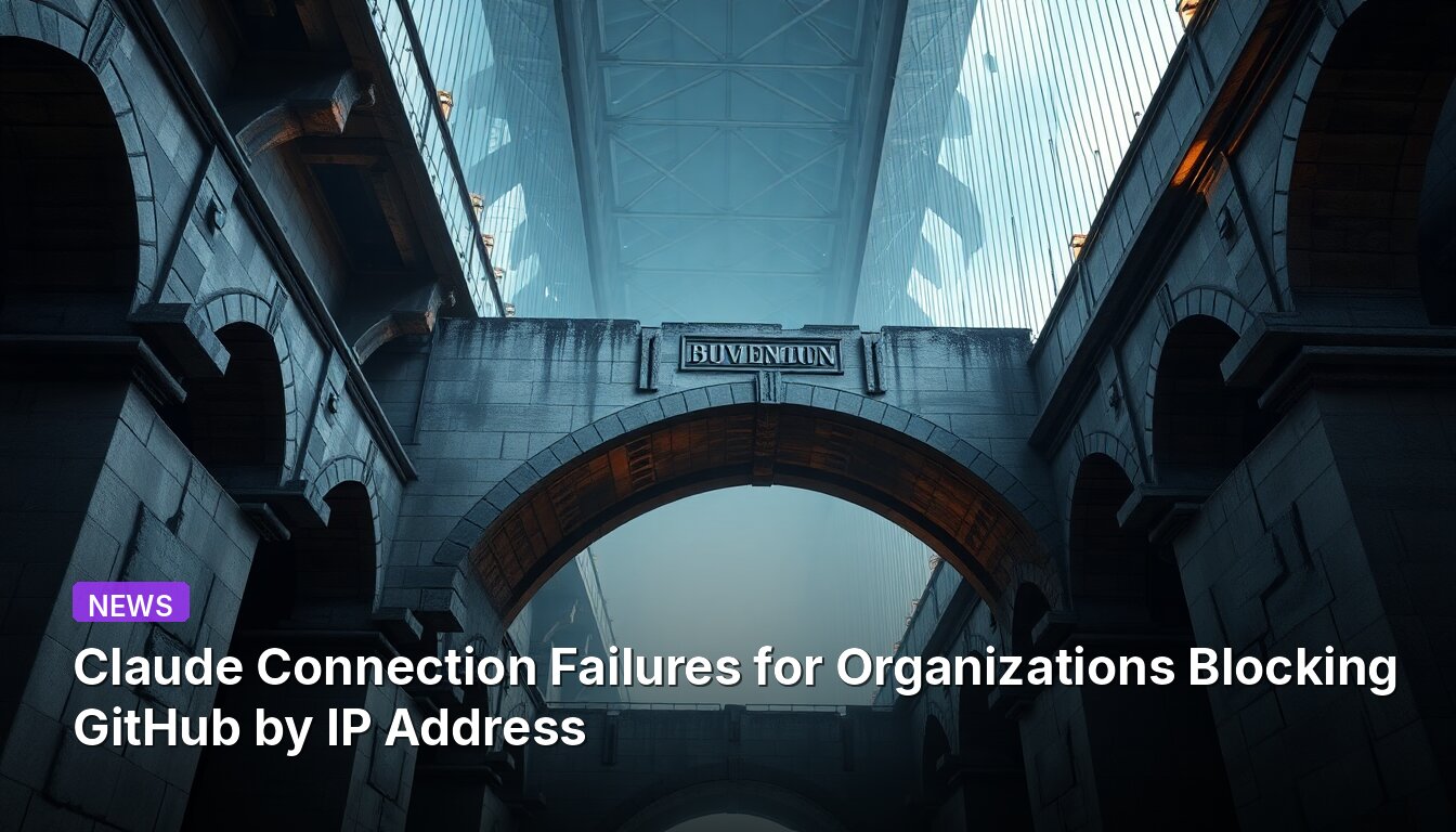 Claude Connection Failures for Organizations Blocking GitHub by IP Address