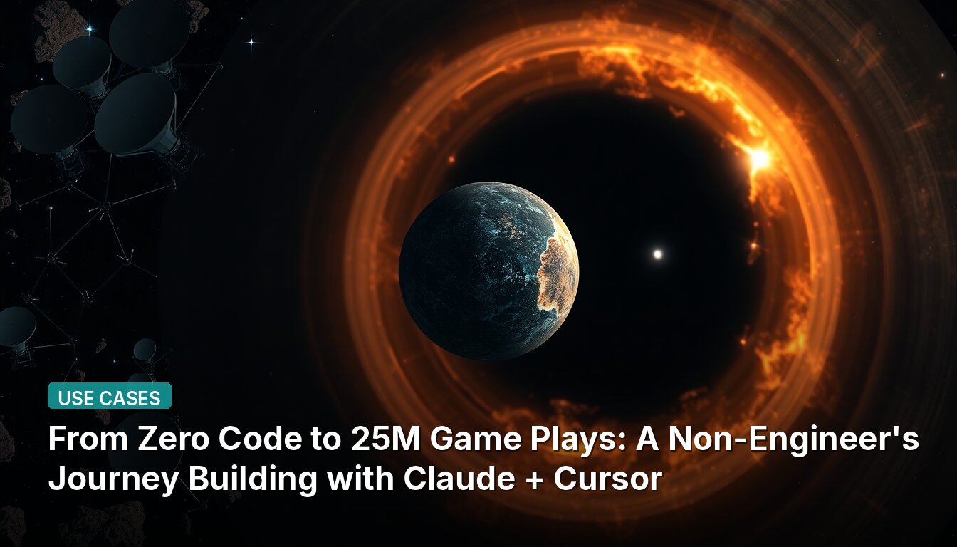From Zero Code to 25M Game Plays: A Non-Engineer's Journey Building with Claude + Cursor