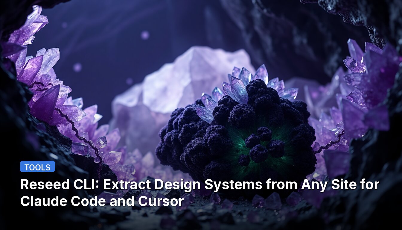 Reseed CLI: Extract Design Systems from Any Site for Claude Code and Cursor