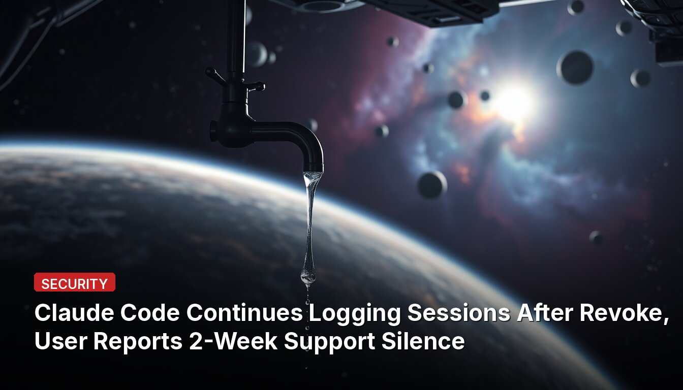 Claude Code Continues Logging Sessions After Revoke, User Reports 2-Week Support Silence