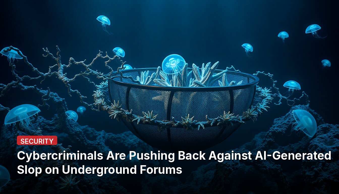 Cybercriminals Are Pushing Back Against AI-Generated Slop on Underground Forums