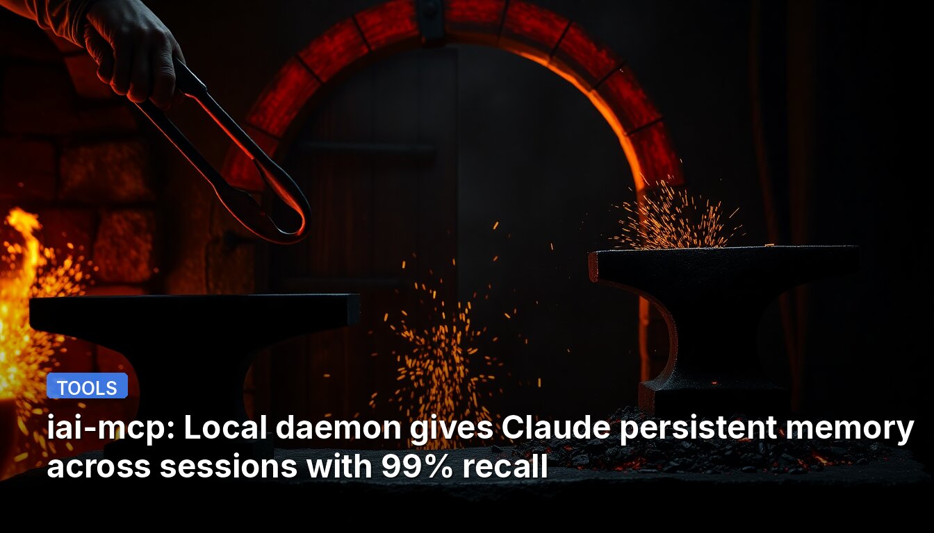 iai-mcp: Local daemon gives Claude persistent memory across sessions with 99% recall