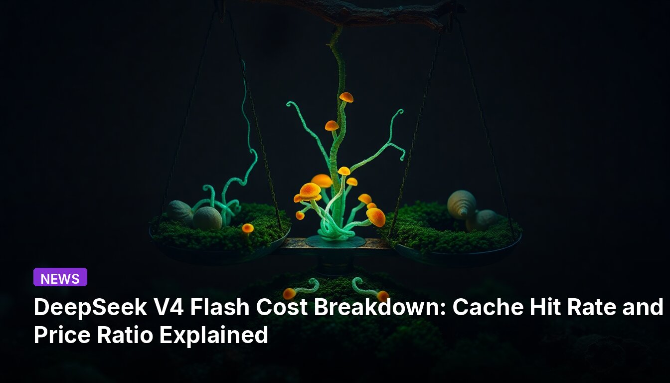 DeepSeek V4 Flash Cost Breakdown: Cache Hit Rate and Price Ratio Explained