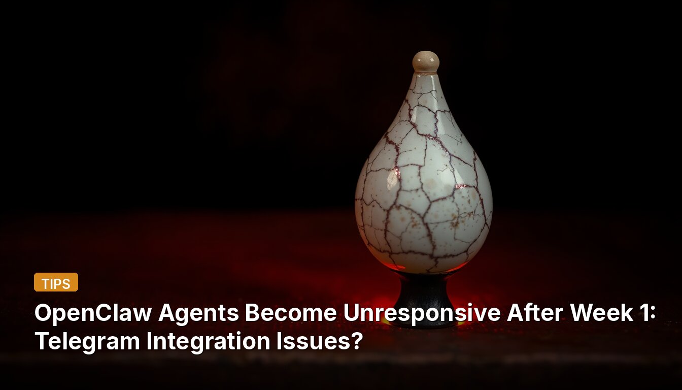 OpenClaw Agents Become Unresponsive After Week 1: Telegram Integration Issues?