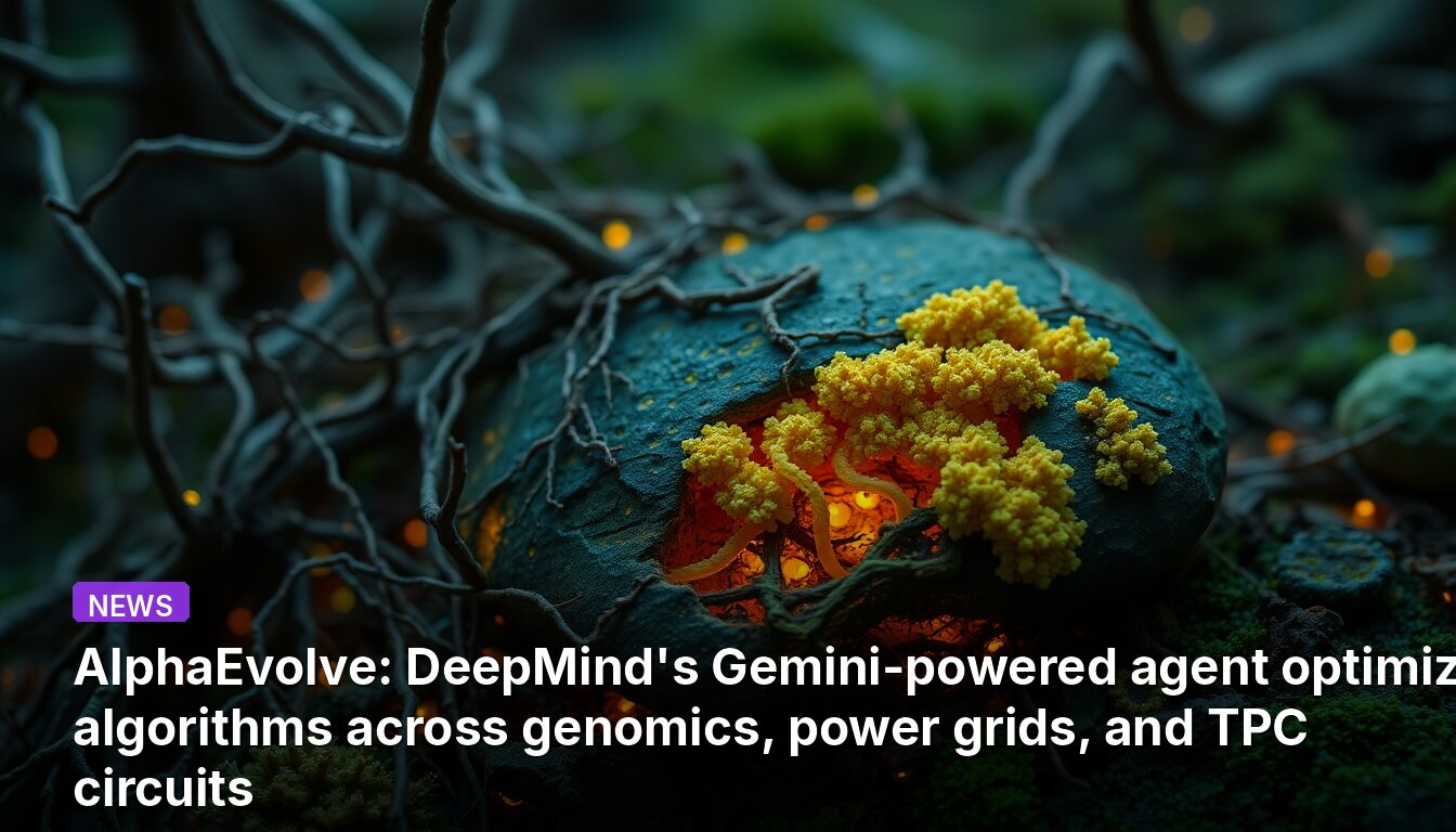 AlphaEvolve: DeepMind's Gemini-powered agent optimizes algorithms across genomics, power grids, and TPC circuits