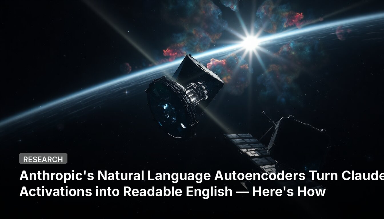 Anthropic's Natural Language Autoencoders Turn Claude's Activations into Readable English — Here's How