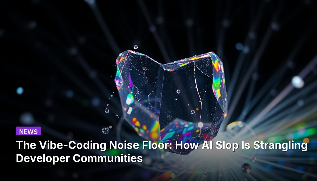 The Vibe-Coding Noise Floor: How AI Slop Is Strangling Developer Communities