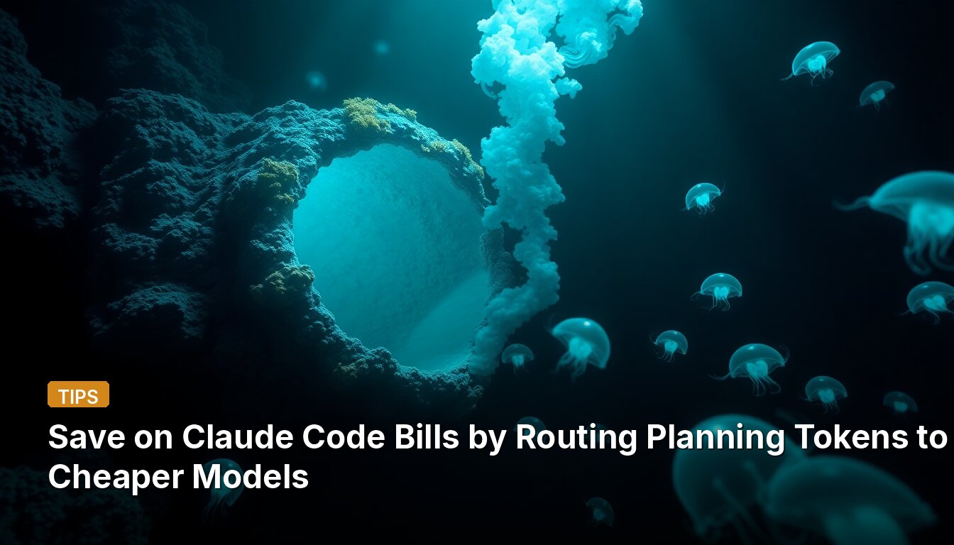 Save on Claude Code Bills by Routing Planning Tokens to Cheaper Models