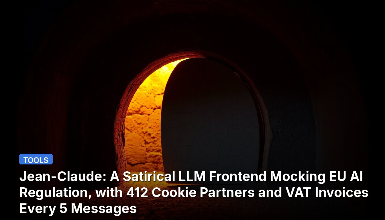 Jean-Claude: A Satirical LLM Frontend Mocking EU AI Regulation, with 412 Cookie Partners and VAT Invoices Every 5 Messages