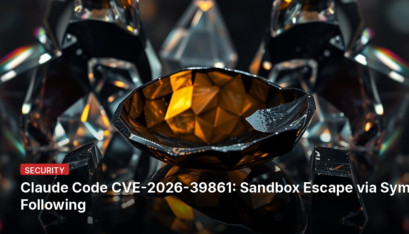Claude Code CVE-2026-39861: Sandbox Escape via Symlink Following