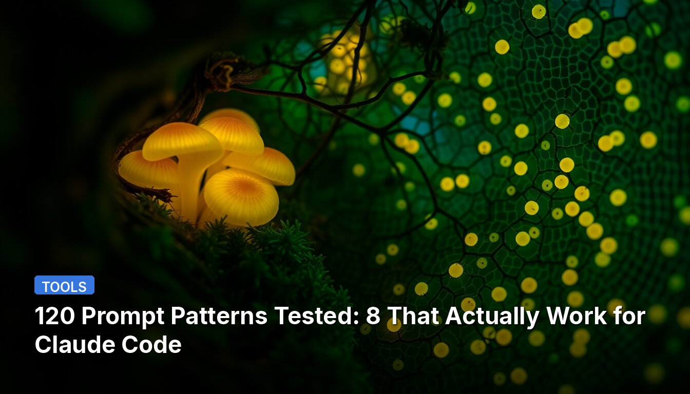 120 Prompt Patterns Tested: 8 That Actually Work for Claude Code