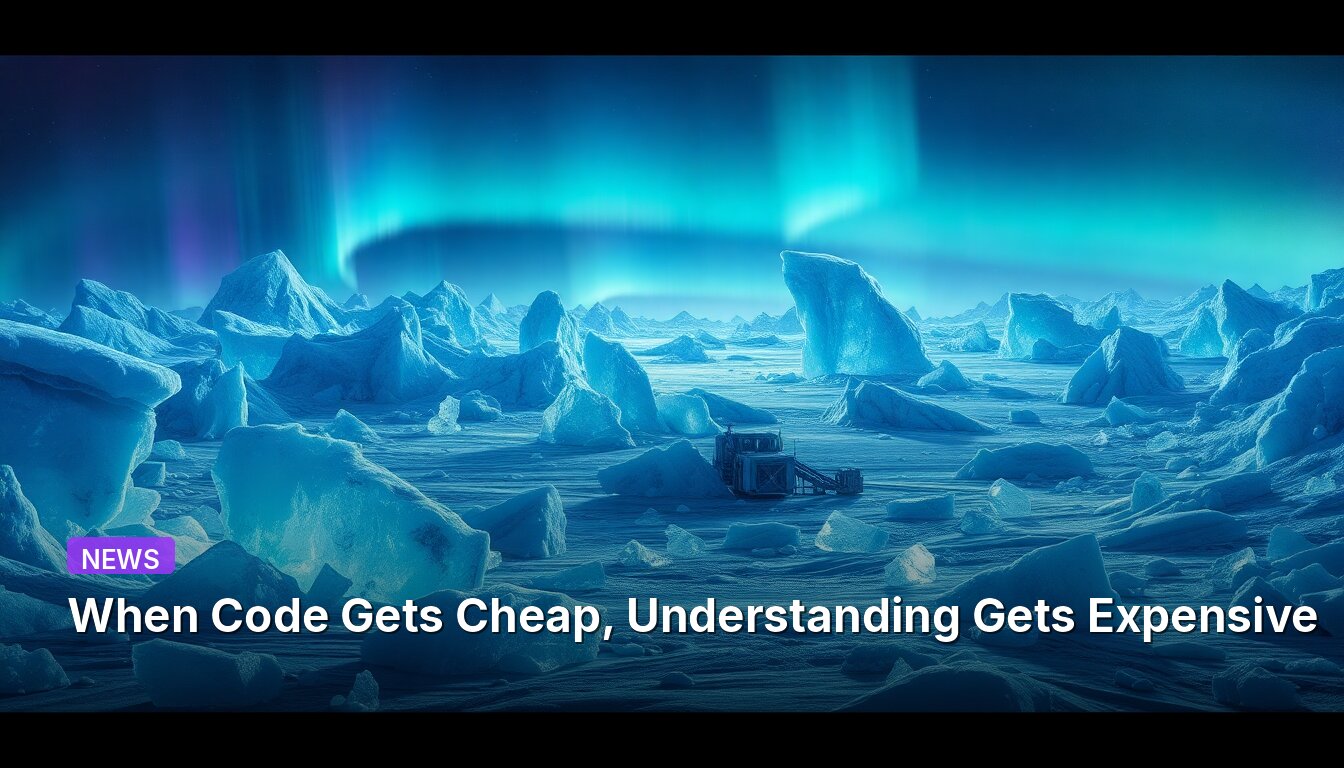 When Code Gets Cheap, Understanding Gets Expensive