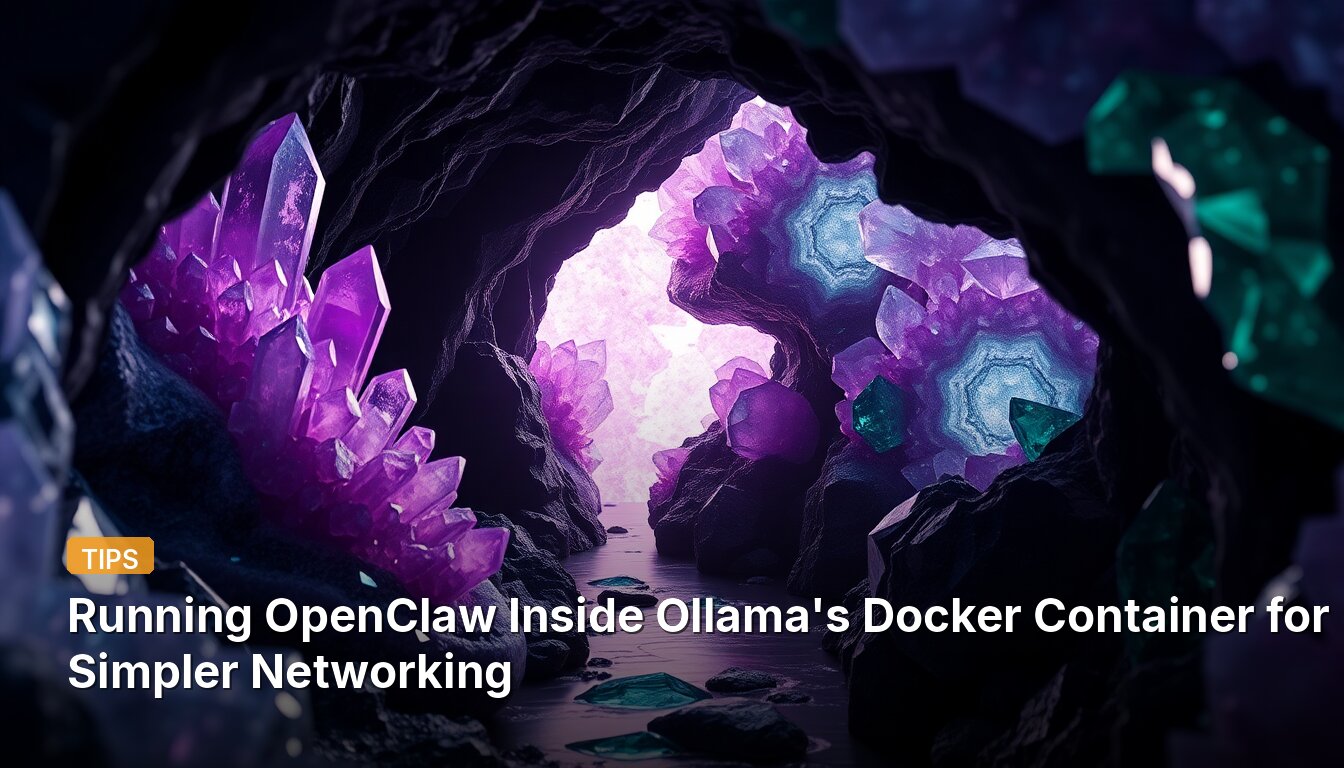 Running OpenClaw Inside Ollama's Docker Container for Simpler Networking