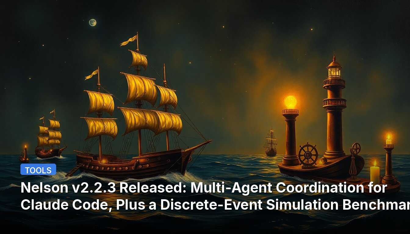 Nelson v2.2.3 Released: Multi-Agent Coordination for Claude Code, Plus a Discrete-Event Simulation Benchmark