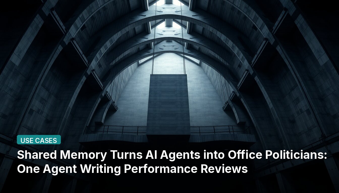 Shared Memory Turns AI Agents into Office Politicians: One Agent Writing Performance Reviews