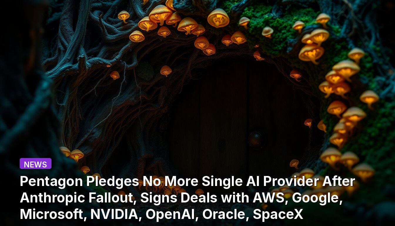 Pentagon Pledges No More Single AI Provider After Anthropic Fallout, Signs Deals with AWS, Google, Microsoft, NVIDIA, OpenAI, Oracle, SpaceX