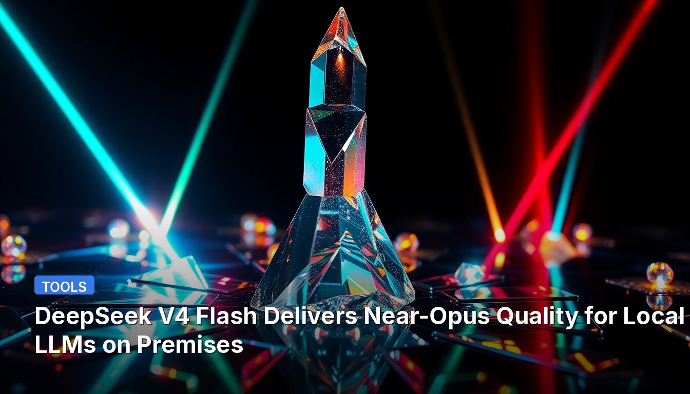 DeepSeek V4 Flash Delivers Near-Opus Quality for Local LLMs on Premises