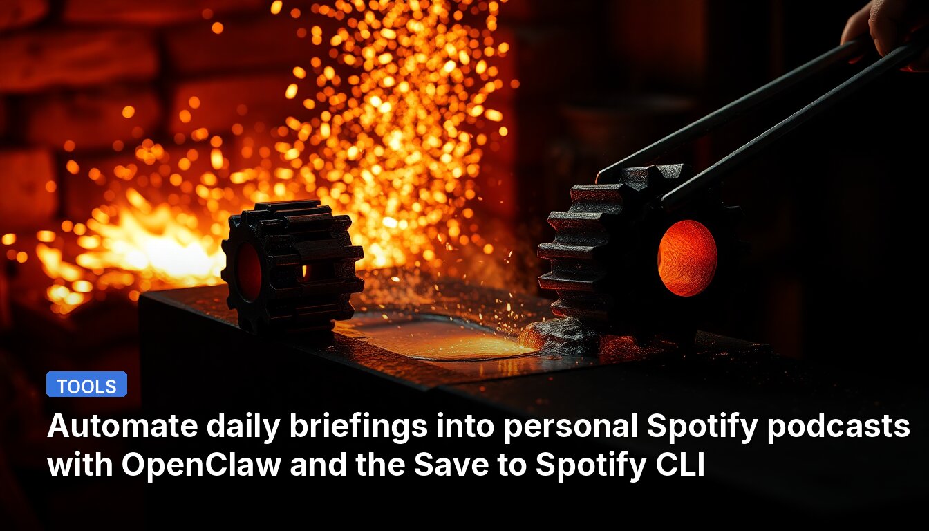 Automate daily briefings into personal Spotify podcasts with OpenClaw and the Save to Spotify CLI