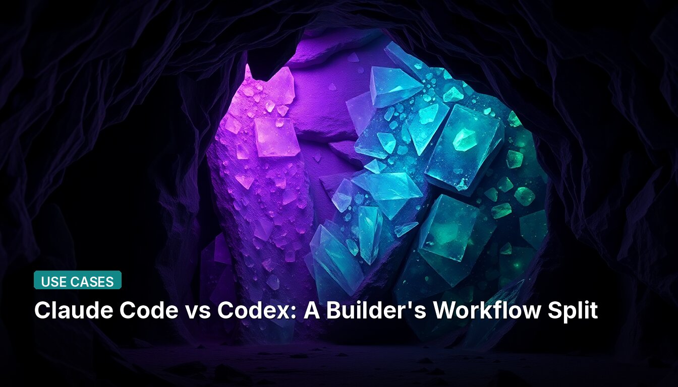Claude Code vs Codex: A Builder's Workflow Split