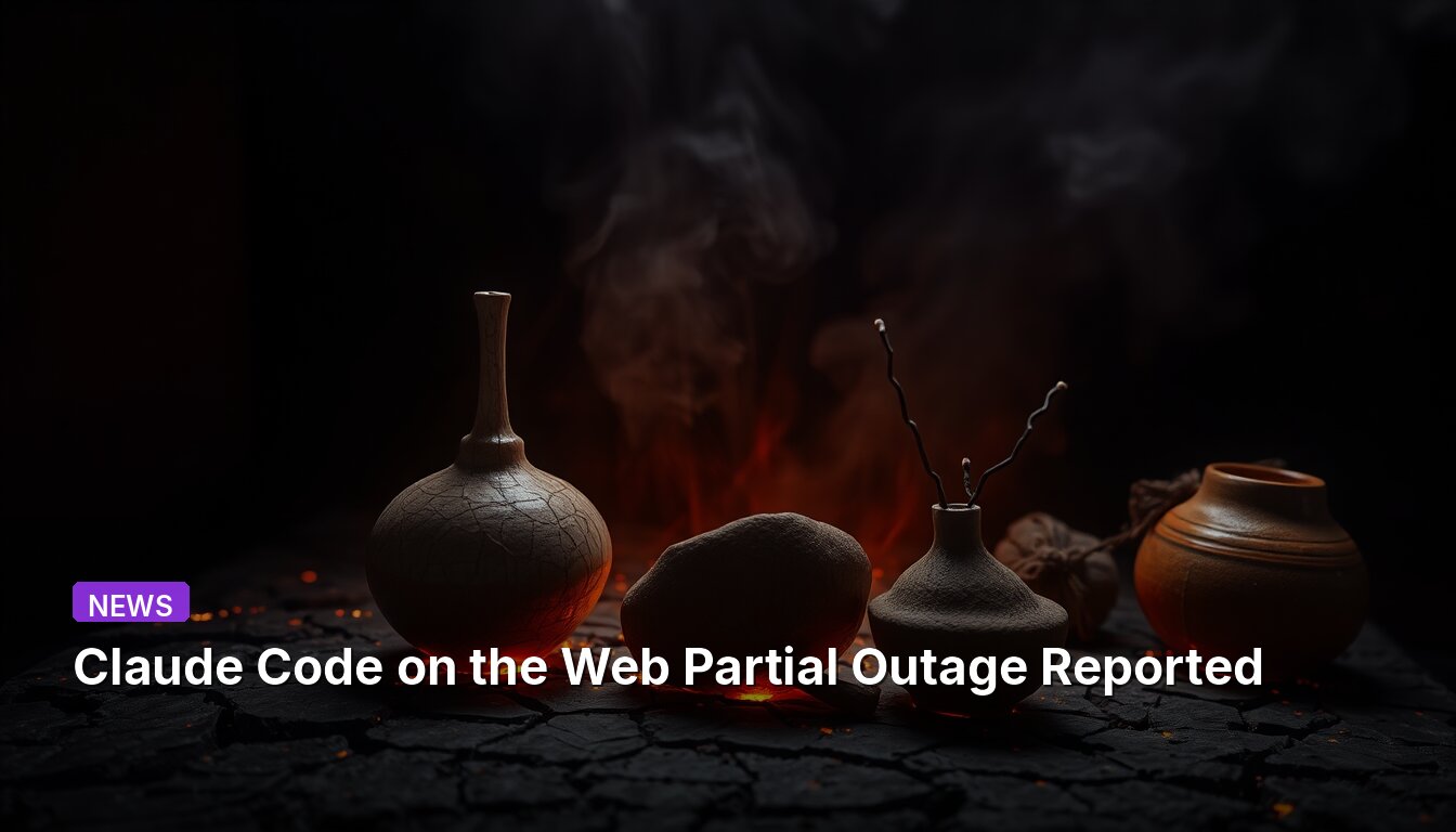Claude Code on the Web Partial Outage Reported
