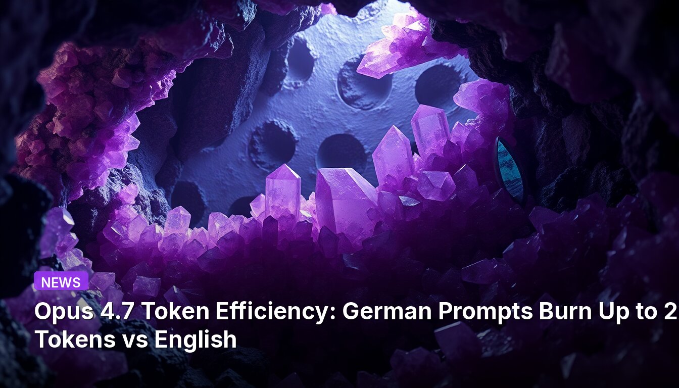 Opus 4.7 Token Efficiency: German Prompts Burn Up to 2x Tokens vs English