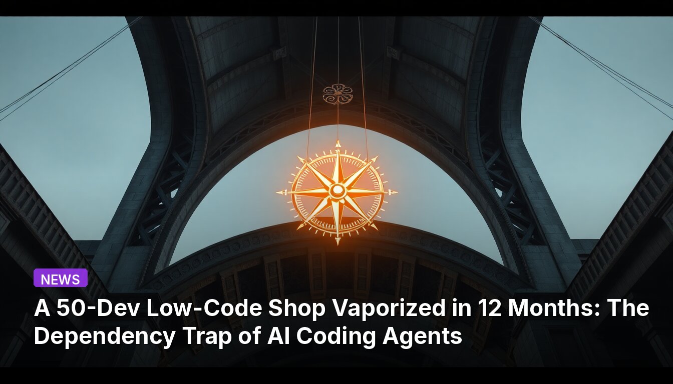 A 50-Dev Low-Code Shop Vaporized in 12 Months: The Dependency Trap of AI Coding Agents