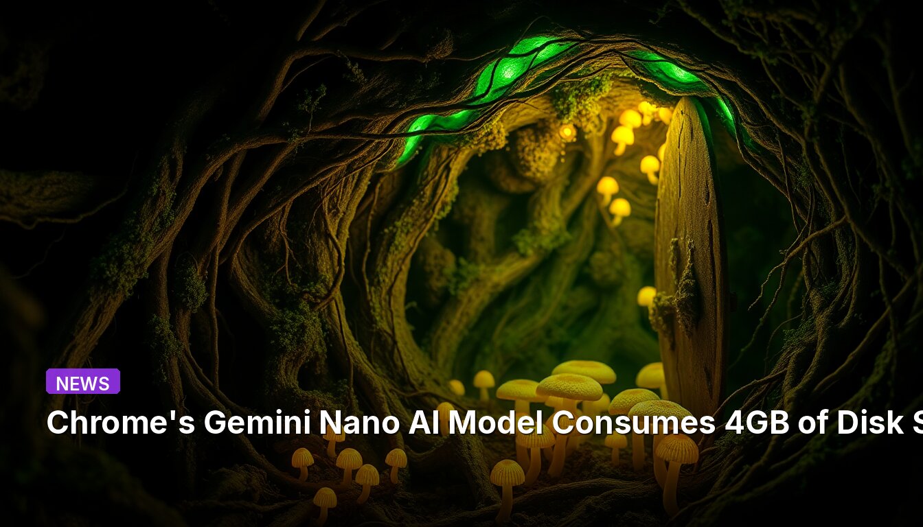 Chrome's Gemini Nano AI Model Consumes 4GB of Disk Space