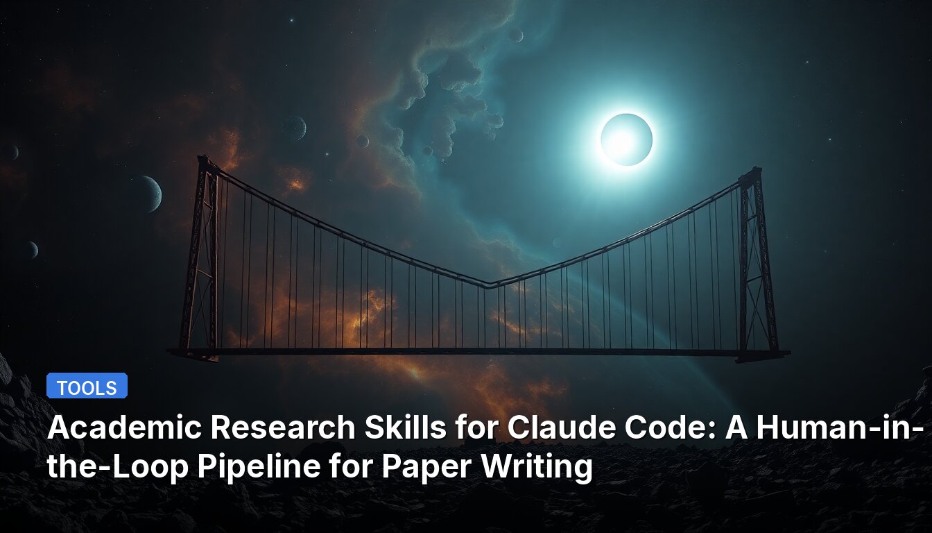 Academic Research Skills for Claude Code: A Human-in-the-Loop Pipeline for Paper Writing