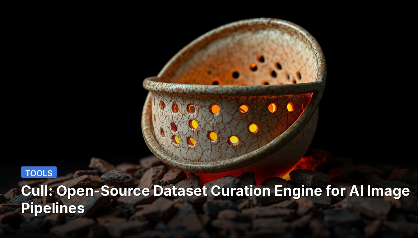 Cull: Open-Source Dataset Curation Engine for AI Image Pipelines