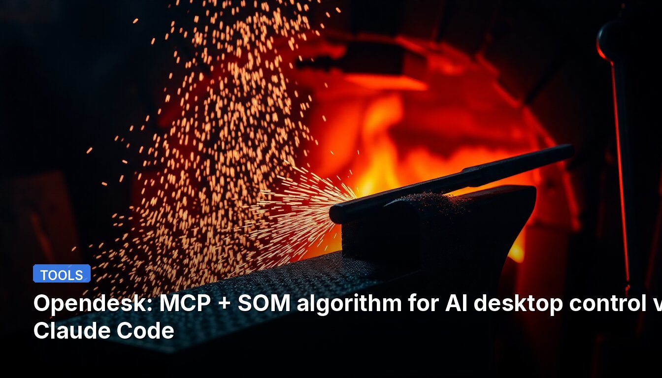 Opendesk: MCP + SOM algorithm for AI desktop control via Claude Code