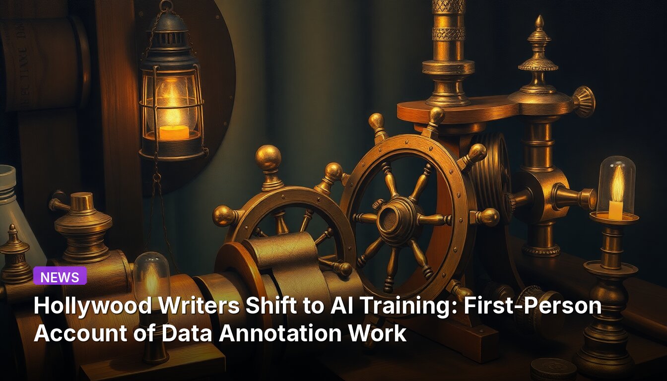 Hollywood Writers Shift to AI Training: First-Person Account of Data Annotation Work