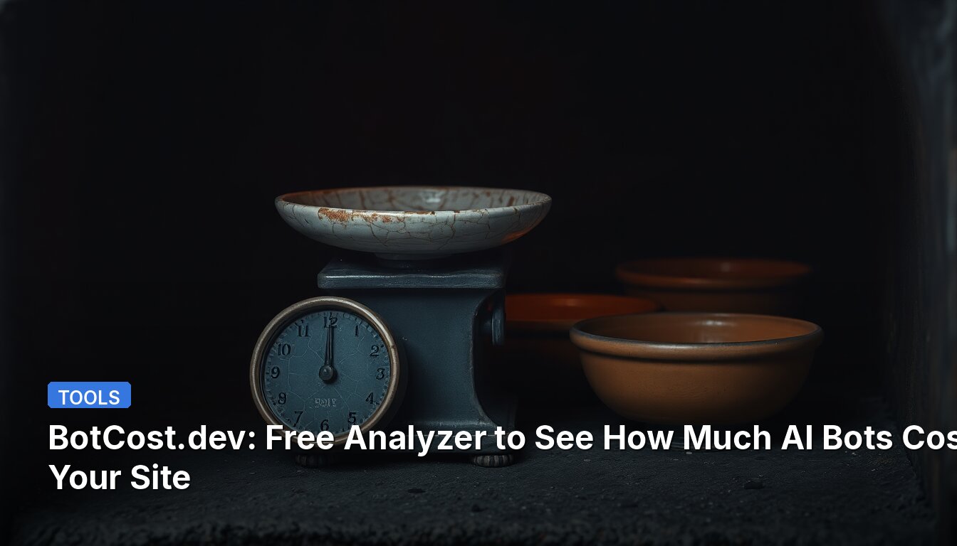 BotCost.dev: Free Analyzer to See How Much AI Bots Cost Your Site