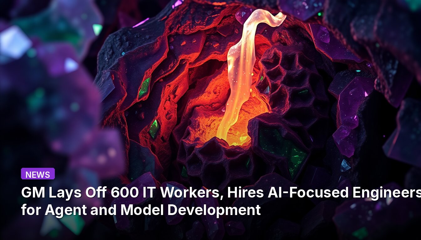 GM Lays Off 600 IT Workers, Hires AI-Focused Engineers for Agent and Model Development