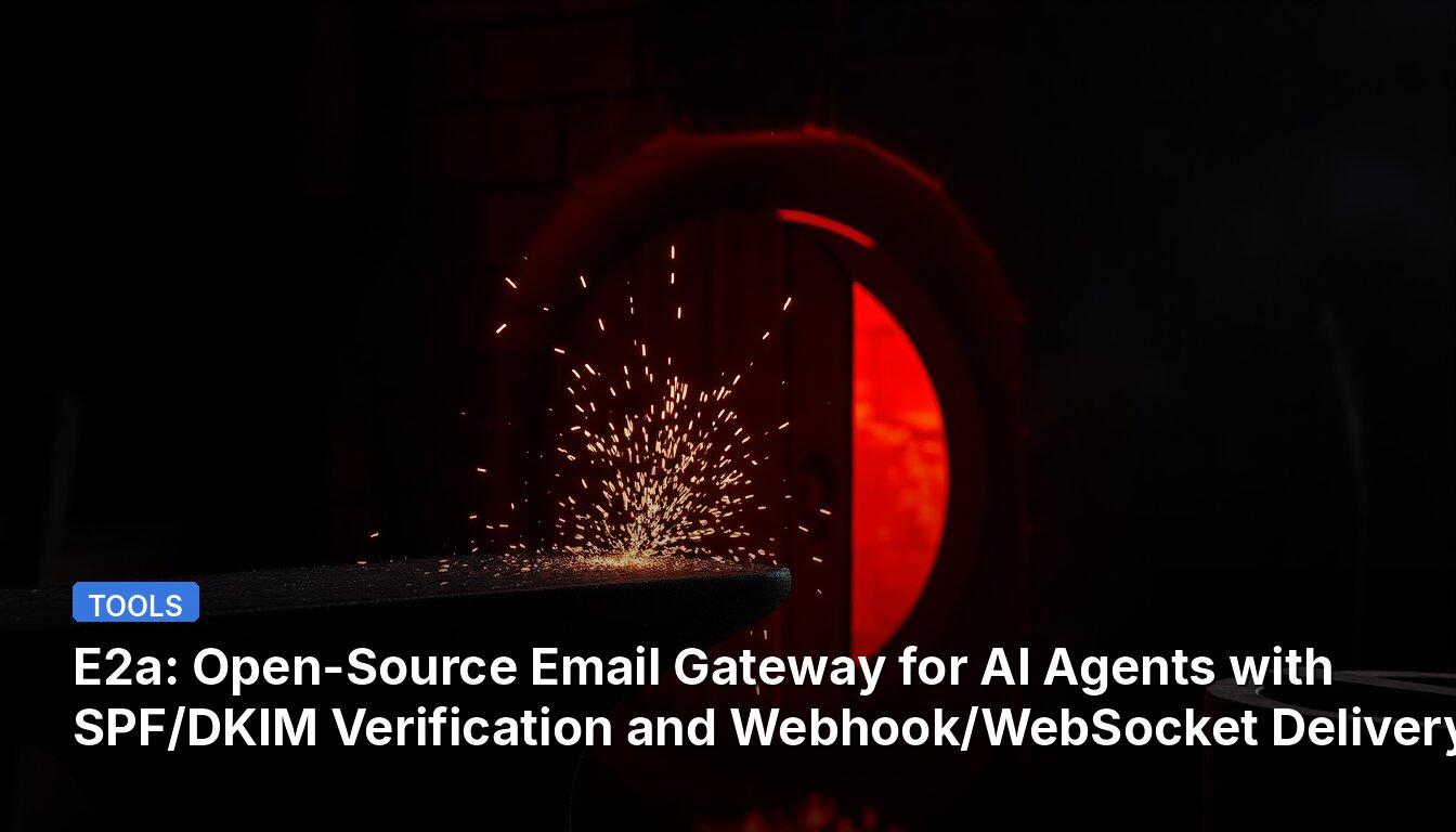 E2a: Open-Source Email Gateway for AI Agents with SPF/DKIM Verification and Webhook/WebSocket Delivery