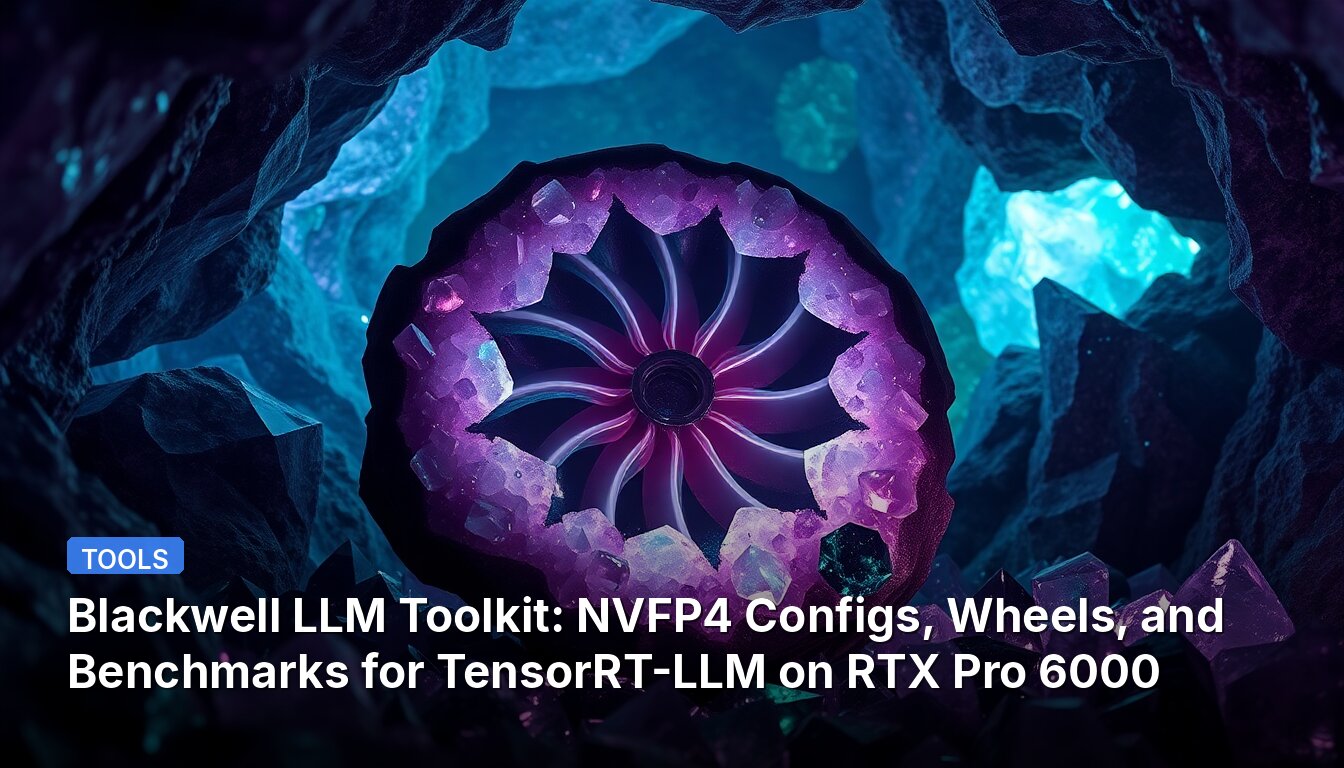 Blackwell LLM Toolkit: NVFP4 Configs, Wheels, and Benchmarks for TensorRT-LLM on RTX Pro 6000