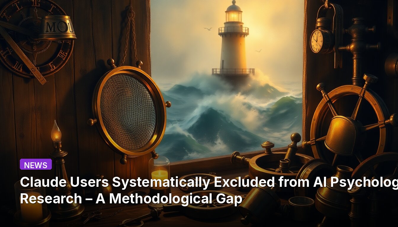 Claude Users Systematically Excluded from AI Psychology Research – A Methodological Gap