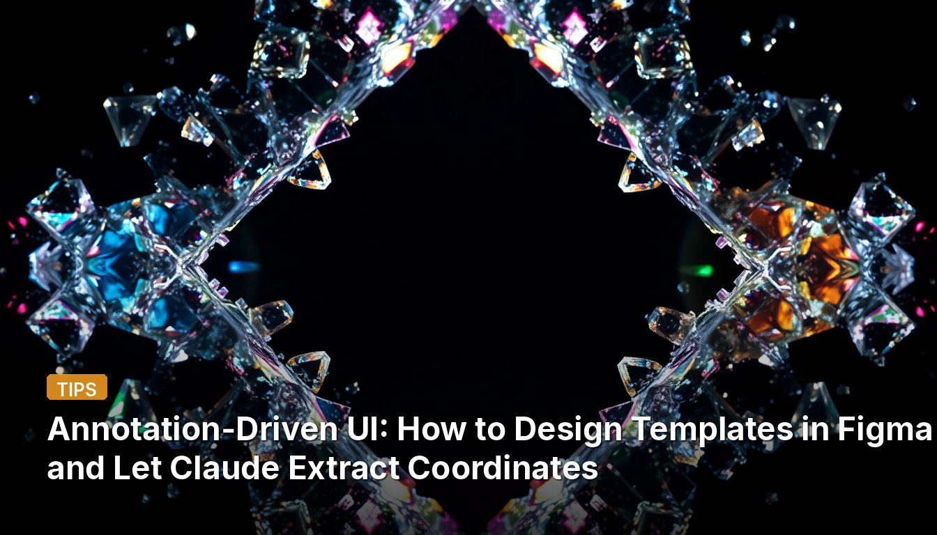 Annotation-Driven UI: How to Design Templates in Figma and Let Claude Extract Coordinates