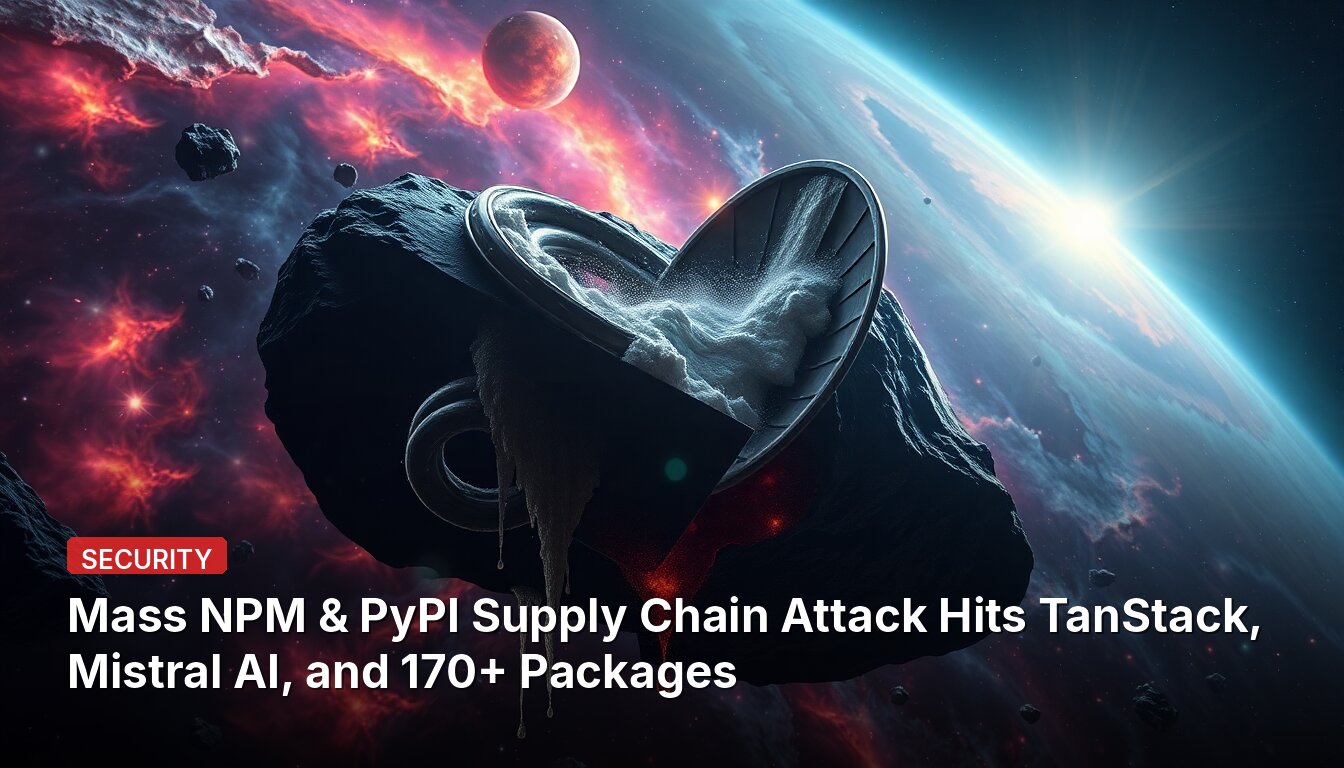 Mass NPM & PyPI Supply Chain Attack Hits TanStack, Mistral AI, and 170+ Packages