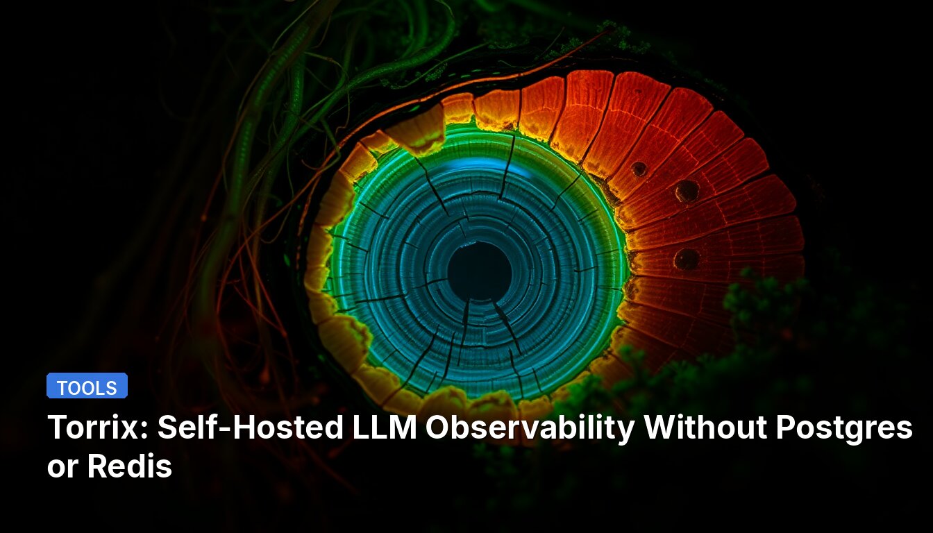 Torrix: Self-Hosted LLM Observability Without Postgres or Redis