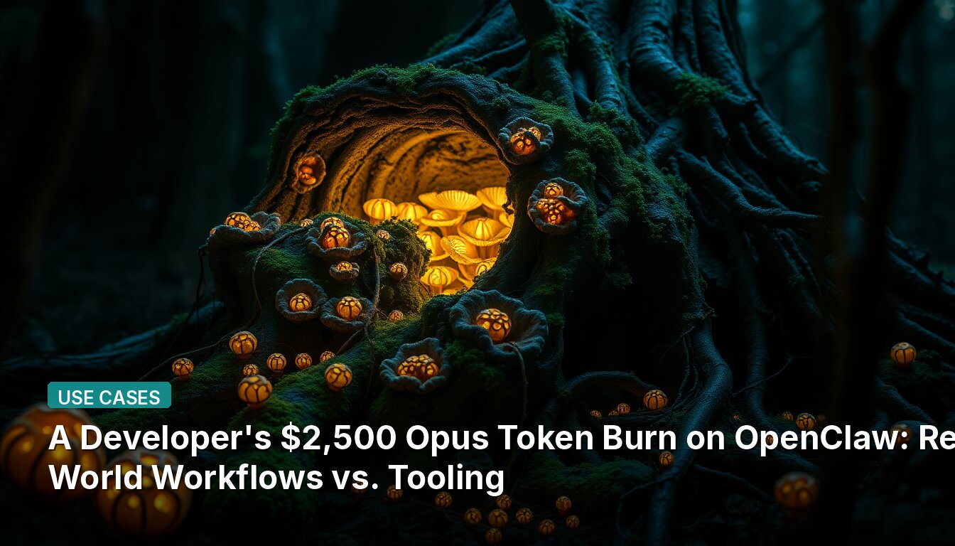A Developer's $2,500 Opus Token Burn on OpenClaw: Real-World Workflows vs. Tooling