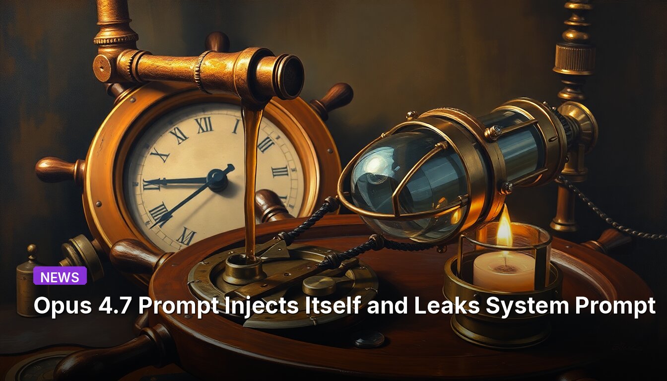 Opus 4.7 Prompt Injects Itself and Leaks System Prompt