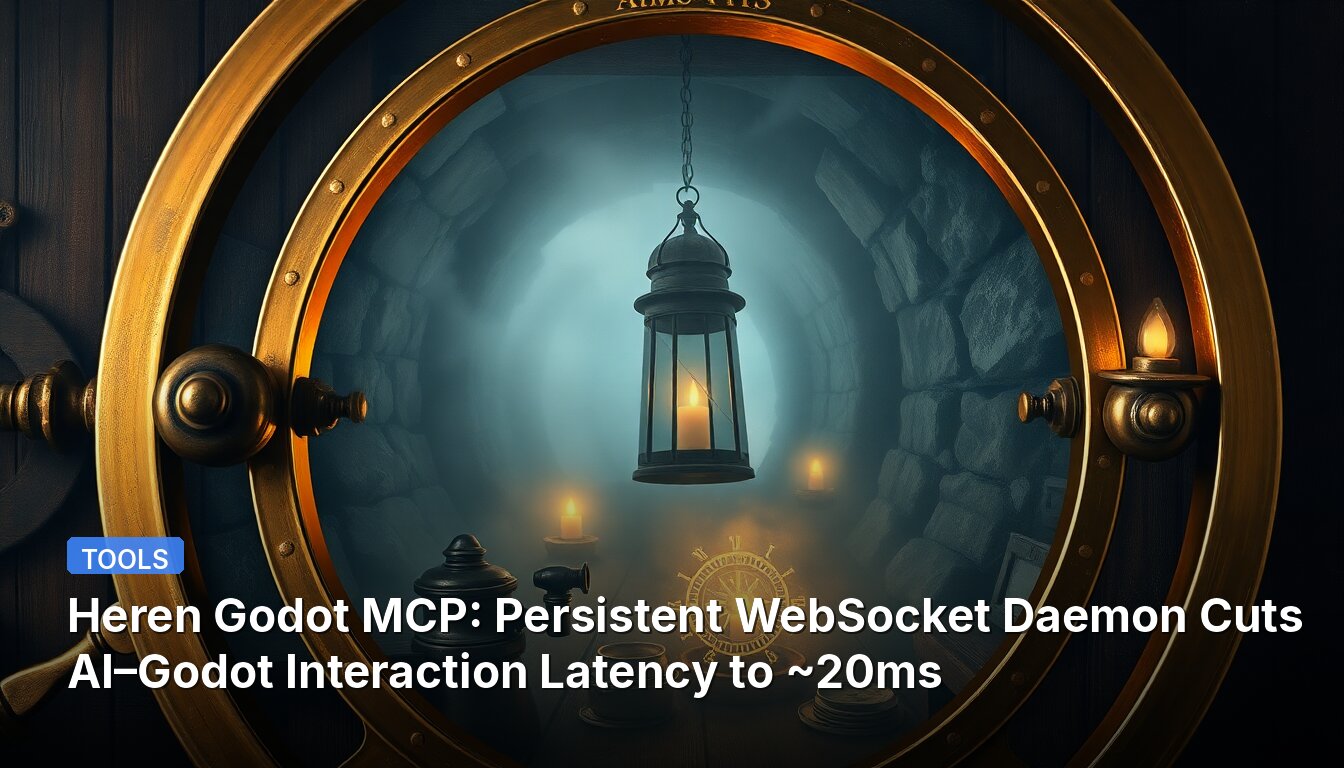 Heren Godot MCP: Persistent WebSocket Daemon Cuts AI–Godot Interaction Latency to ~20ms