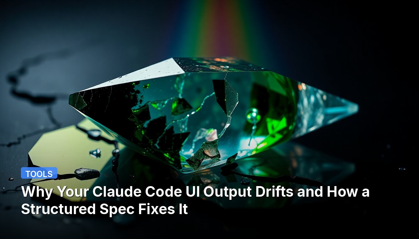 Why Your Claude Code UI Output Drifts and How a Structured Spec Fixes It