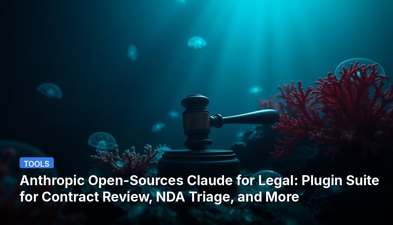 Anthropic Open-Sources Claude for Legal: Plugin Suite for Contract Review, NDA Triage, and More