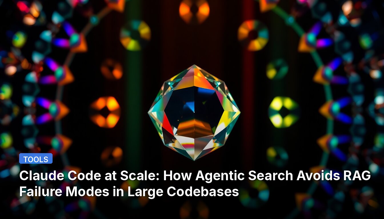 Claude Code at Scale: How Agentic Search Avoids RAG Failure Modes in Large Codebases