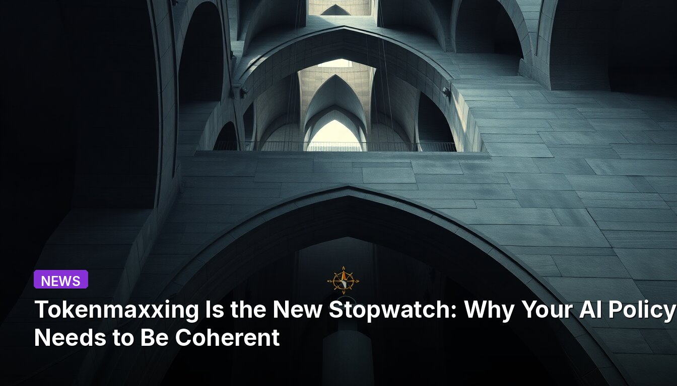 Tokenmaxxing Is the New Stopwatch: Why Your AI Policy Needs to Be Coherent