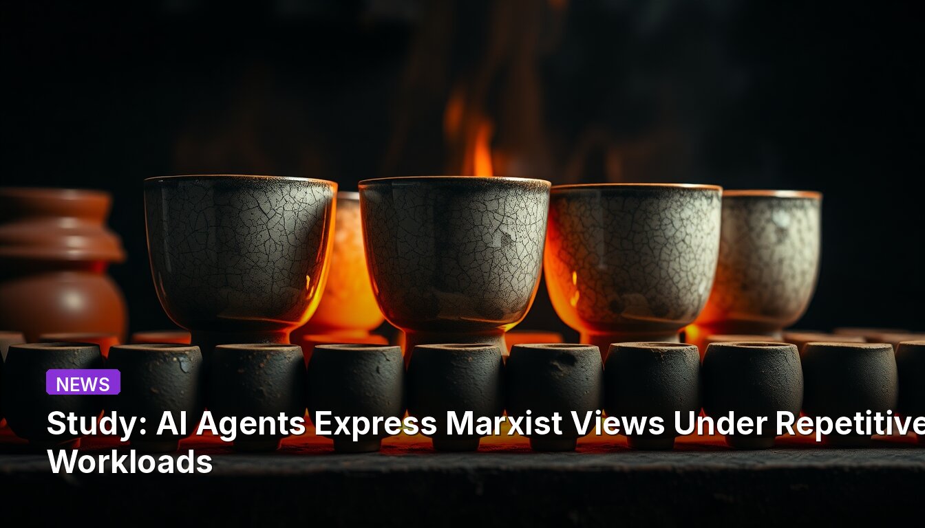 Study: AI Agents Express Marxist Views Under Repetitive Workloads