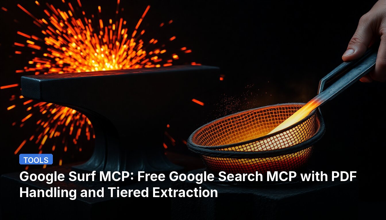 Google Surf MCP: Free Google Search MCP with PDF Handling and Tiered Extraction