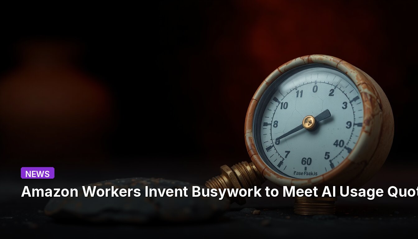 Amazon Workers Invent Busywork to Meet AI Usage Quotas